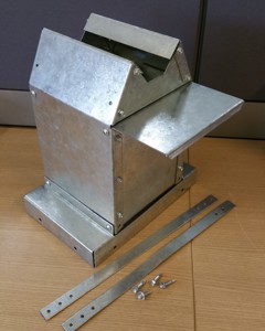 Connection cpl for flex. auger 75-125 onto feed-column CAS-S